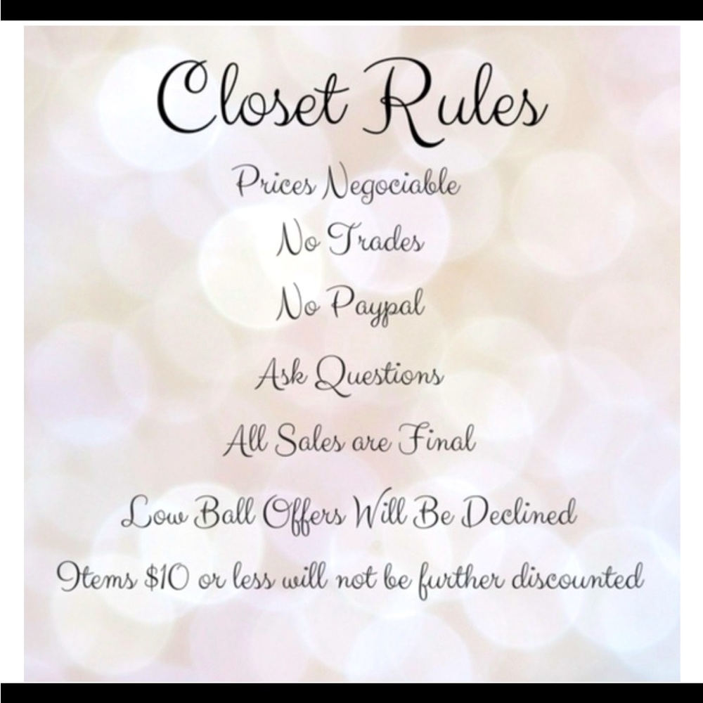 Closet rules